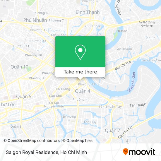 Saigon Royal Residence map