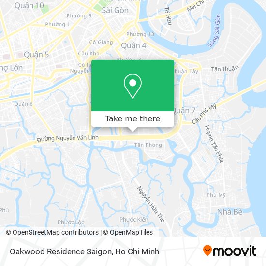 Oakwood Residence Saigon map