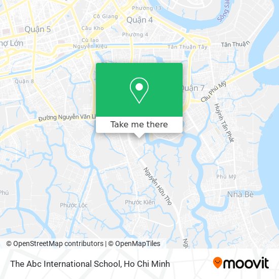 The Abc International School map