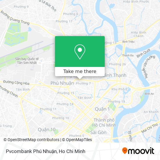 Pvcombank Phú Nhuận map