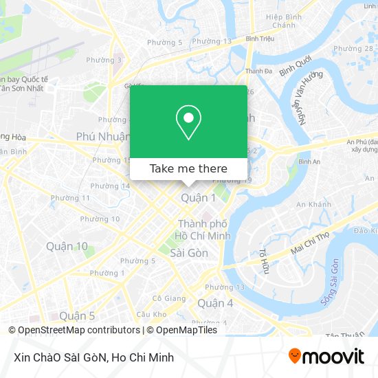 Xin ChàO SàI GòN map