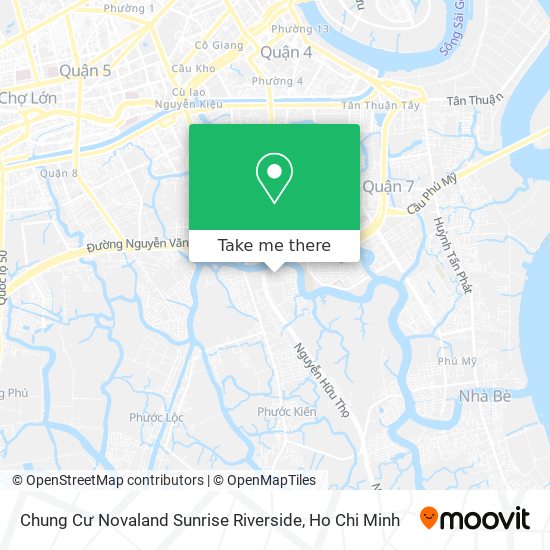 Chung Cư Novaland Sunrise Riverside map