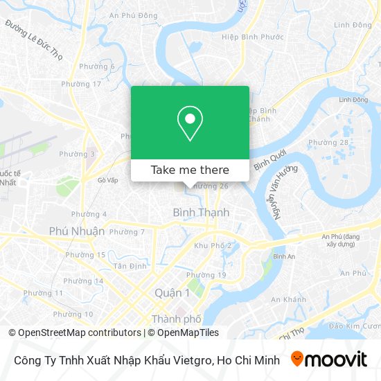 Công Ty Tnhh Xuất Nhập Khẩu Vietgro map