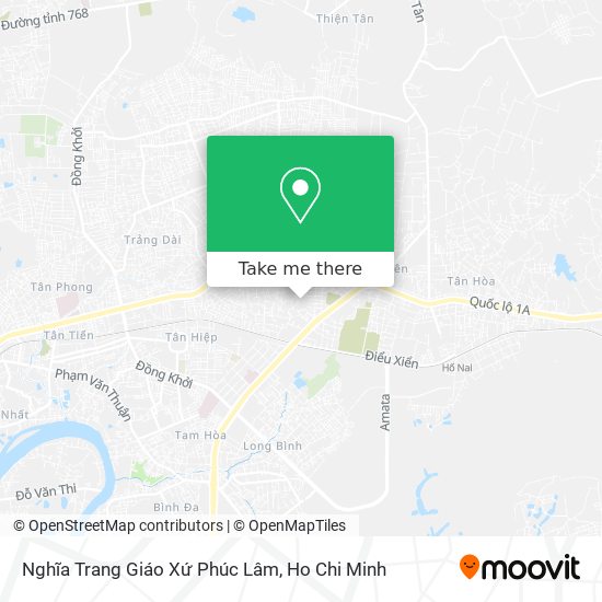 Nghĩa Trang Giáo Xứ Phúc Lâm map