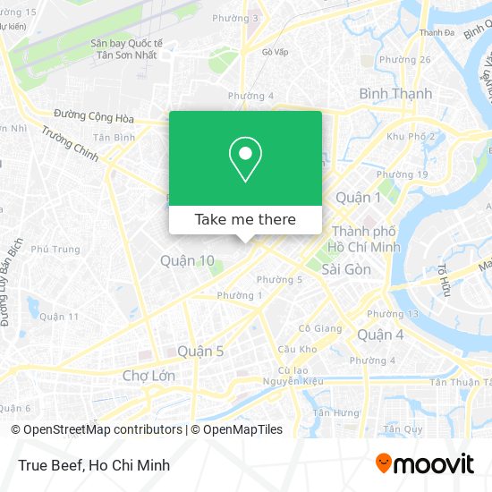 True Beef map