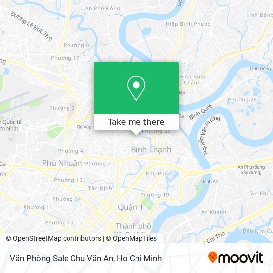 Văn Phòng Sale Chu Văn An map