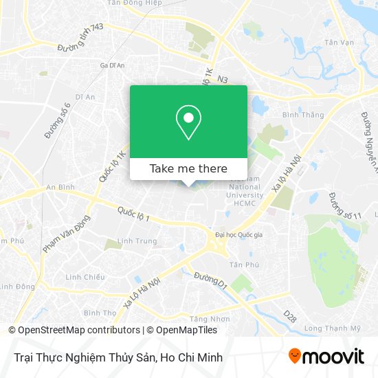 Trại Thực Nghiệm Thủy Sản map