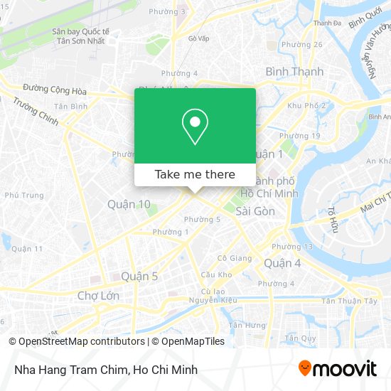 Nha Hang Tram Chim map
