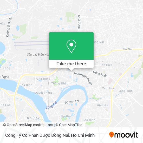 Công Ty Cổ Phần Dược Đồng Nai map