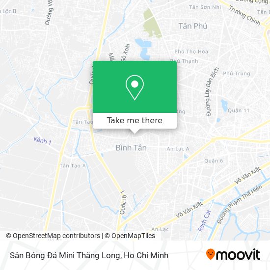 Sân Bóng Đá Mini Thăng Long map