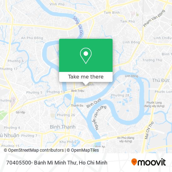 70405500- Bánh Mì Minh Thư map