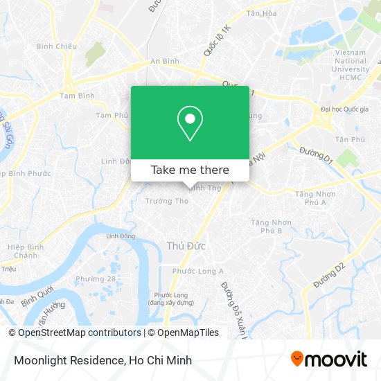 Moonlight Residence map