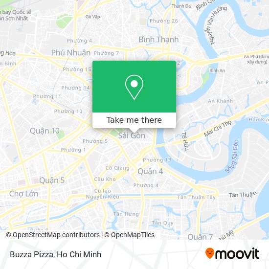 Buzza Pizza map