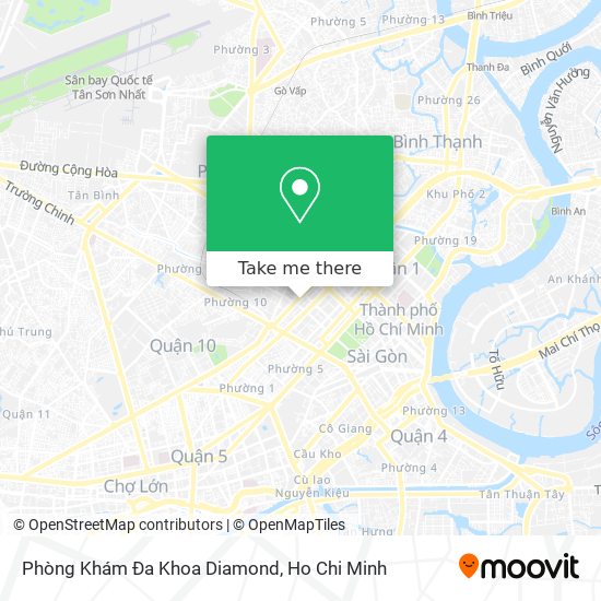 Phòng Khám Đa Khoa Diamond map