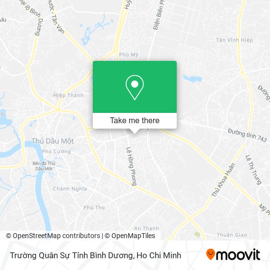 Trường Quân Sự Tỉnh Bình Dương map