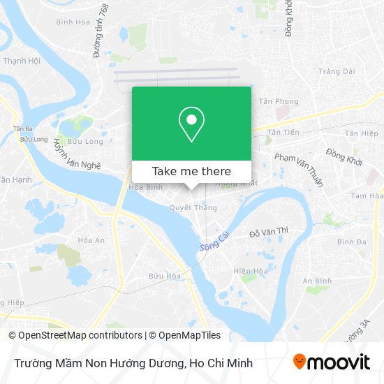 Trường Mầm Non Hướng Dương map