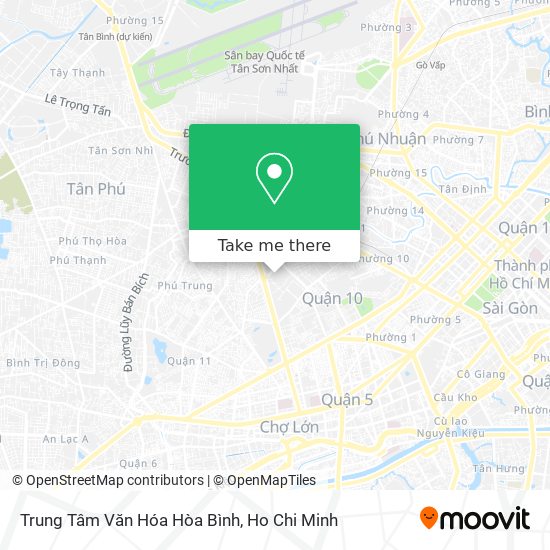 Trung Tâm Văn Hóa Hòa Bình map