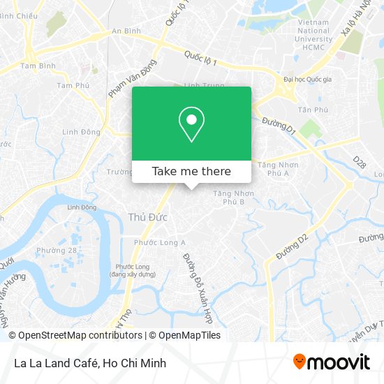La La Land Café map