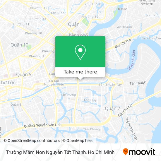 Trường Mầm Non Nguyễn Tất Thành map