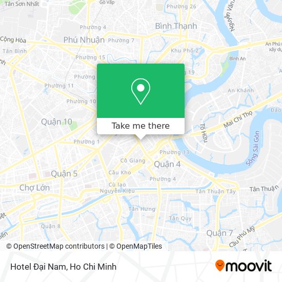 Hotel Đại Nam map