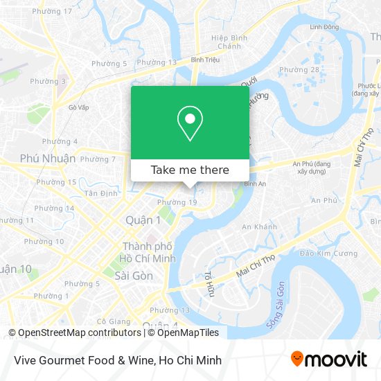 Vive Gourmet Food & Wine map