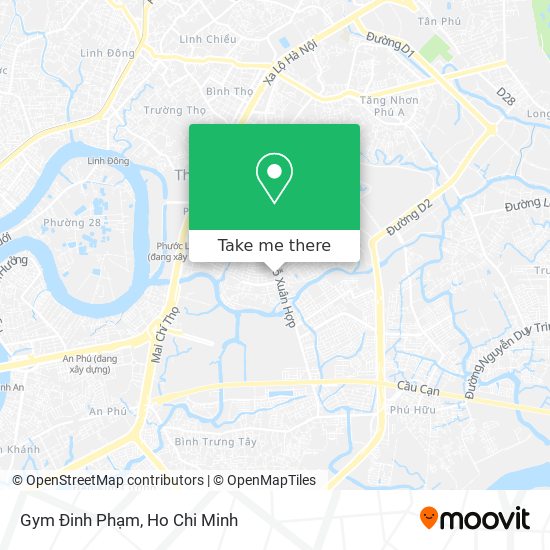 Gym Đinh Phạm map