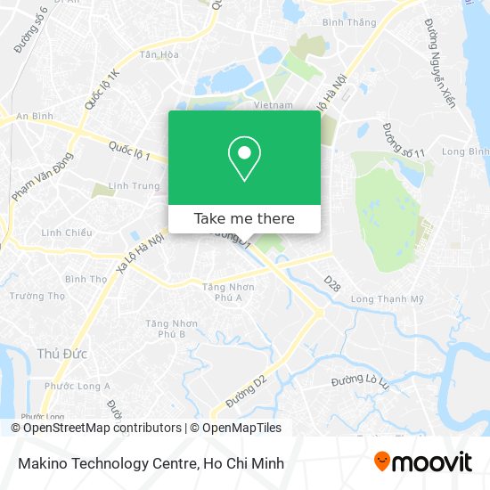 Makino Technology Centre map