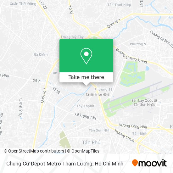 Chung Cư Depot Metro Tham Lương map