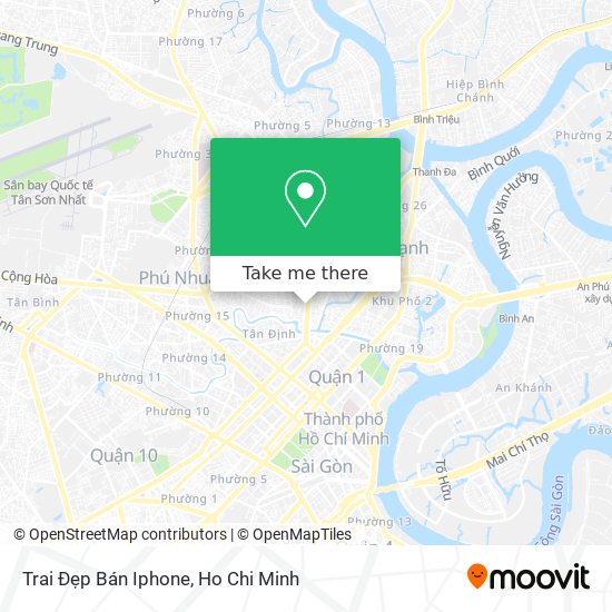 How to get to Trai Đẹp Bán Iphone in Bình Thạnh by Bus?