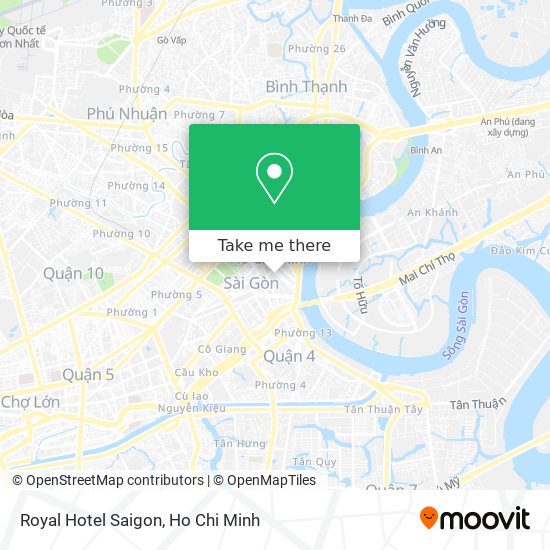 Royal Hotel Saigon map