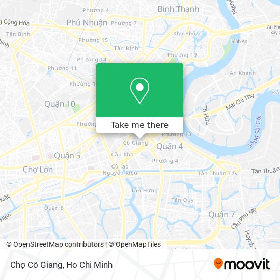 Chợ Cô Giang map