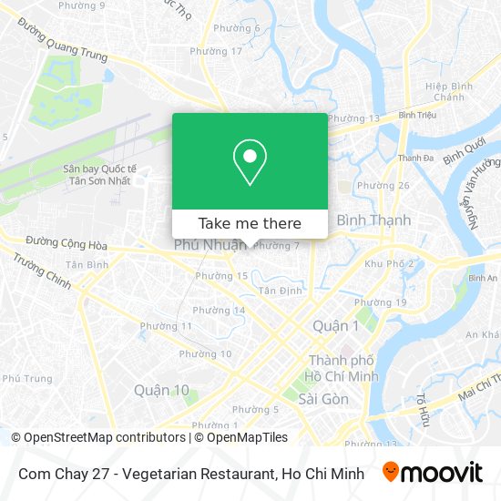Com Chay 27 - Vegetarian Restaurant map