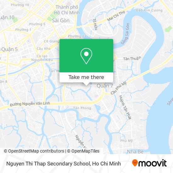 Nguyen Thi Thap Secondary School map