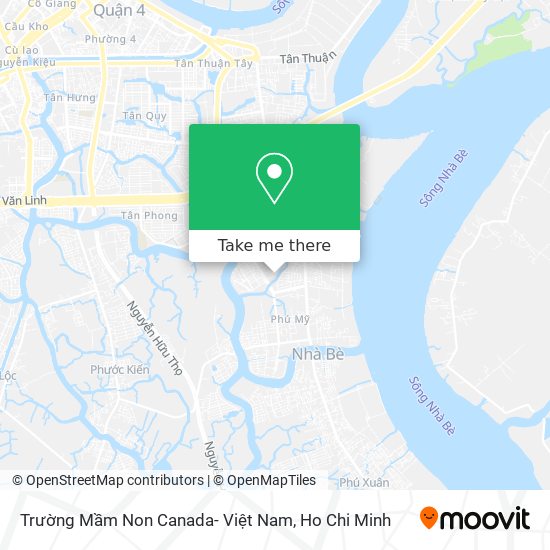 Trường Mầm Non Canada- Việt Nam map