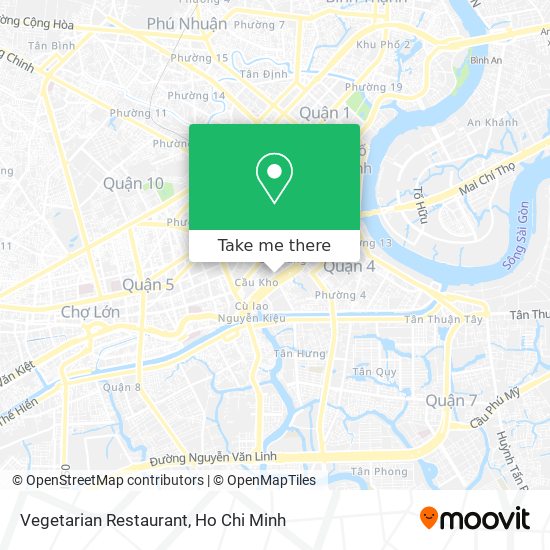 Vegetarian Restaurant map