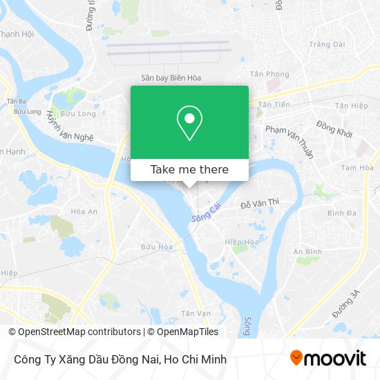 Công Ty Xăng Dầu Đồng Nai map