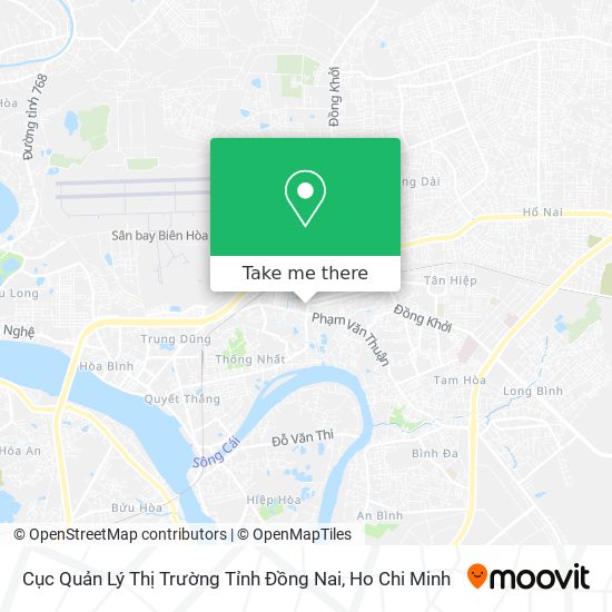 Cục Quản Lý Thị Trường Tỉnh Đồng Nai map