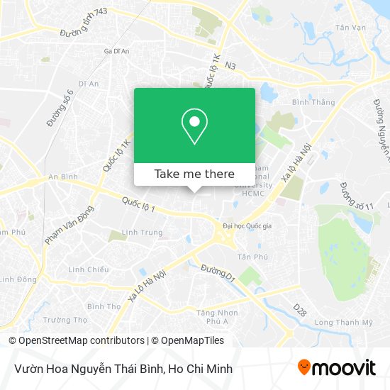 Vườn Hoa Nguyễn Thái Bình map