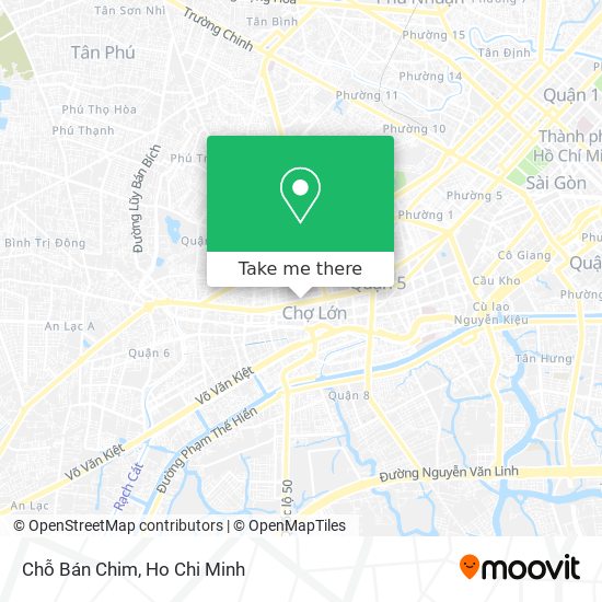 Chỗ Bán Chim map
