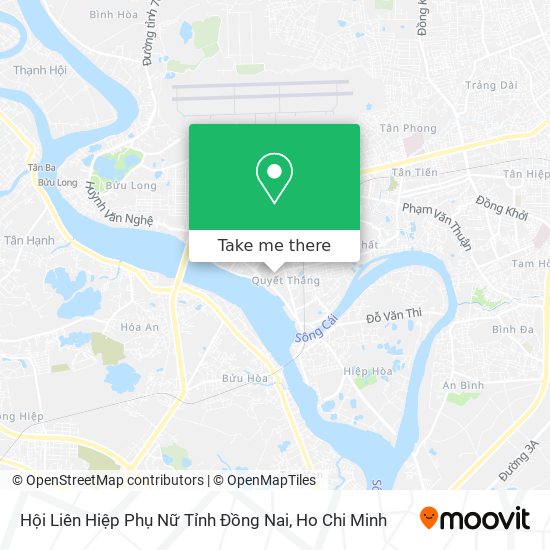 Hội Liên Hiệp Phụ Nữ Tỉnh Đồng Nai map