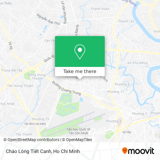 Cháo Lòng Tiết Canh map