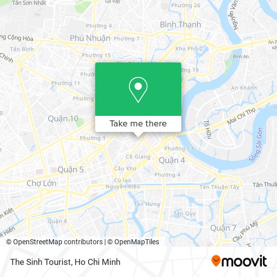 The Sinh Tourist map