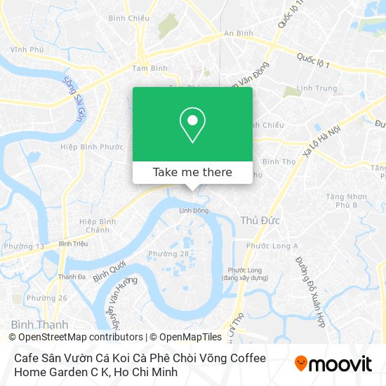 Cafe Sân Vườn Cá Koi Cà Phê Chòi Võng Coffee Home Garden C K map