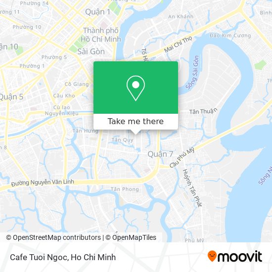 Cafe Tuoi Ngoc map