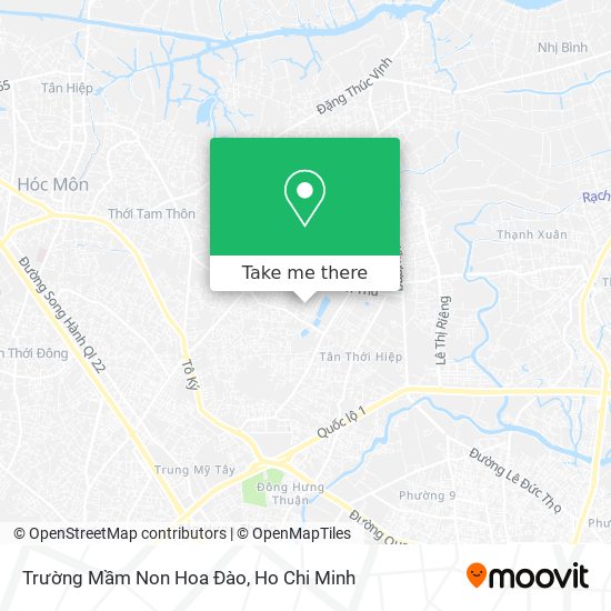 Trường Mầm Non Hoa Đào map