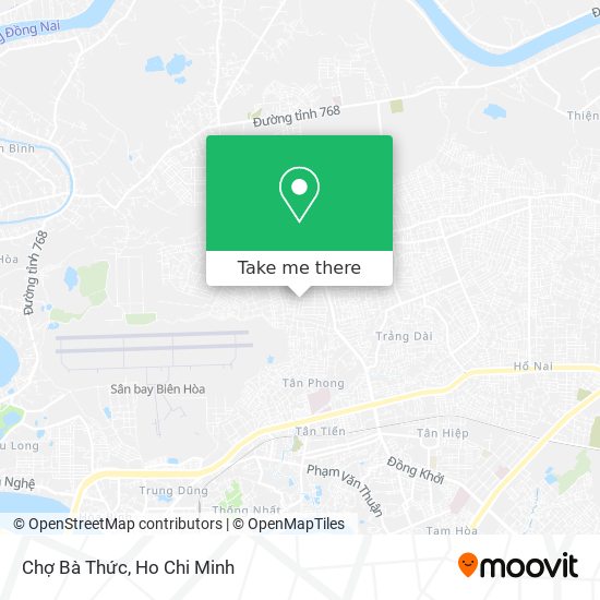 Chợ Bà Thức map