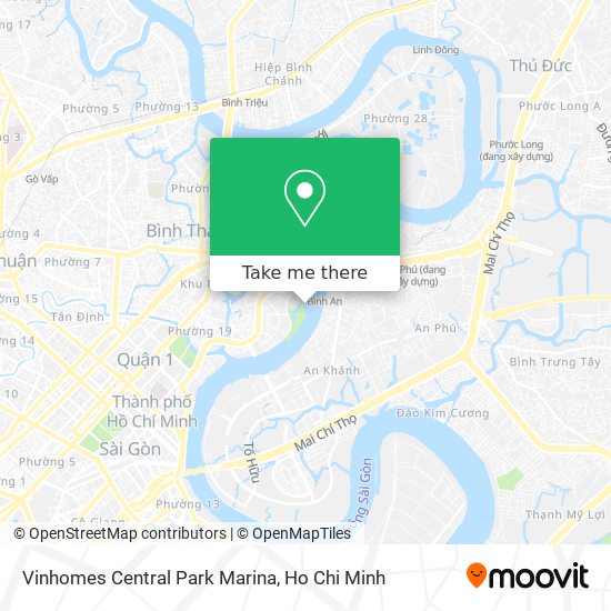 Vinhomes Central Park Marina map
