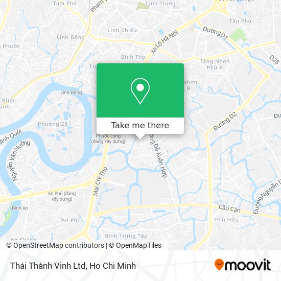 Thái Thành Vinh Ltd map