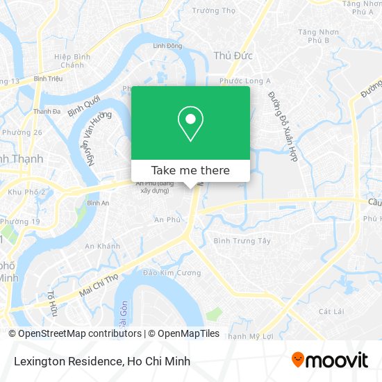 Lexington Residence map