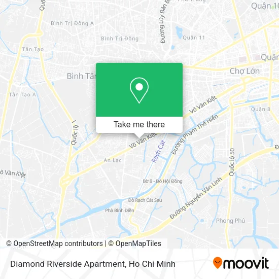 Diamond Riverside Apartment map